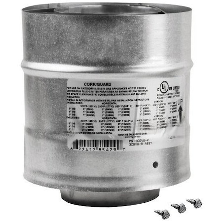 Rheem Concentric Straight Vent - 3 In./5 In. RTG20151W